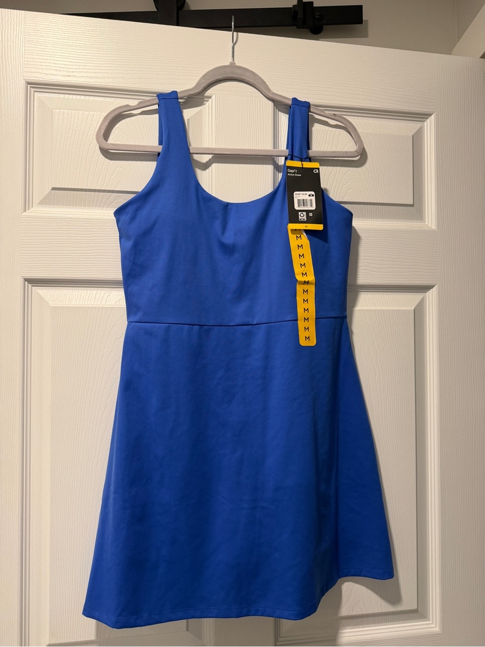 GAP Blue Mini Tank Dress with built in shorts and bra. NWT